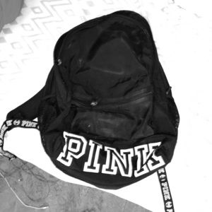 Black VS pink backpack